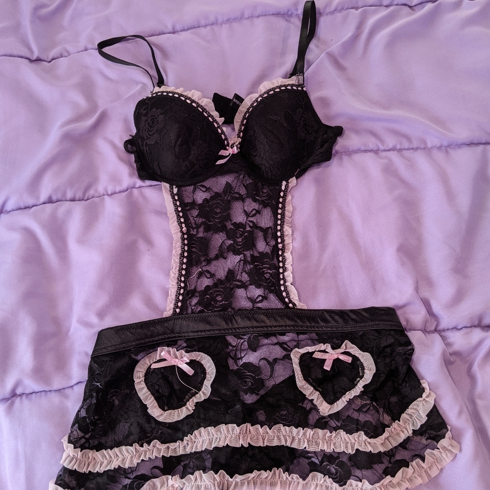 Adorable lolita maid lingerie